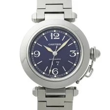 Cartier — Cartier Pasha C Big Date W31047M7 Blue — Watch — resale