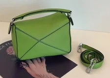 Loewe — Loewe Mini Puzzle Crossbody Fennel — Handbag — resale
