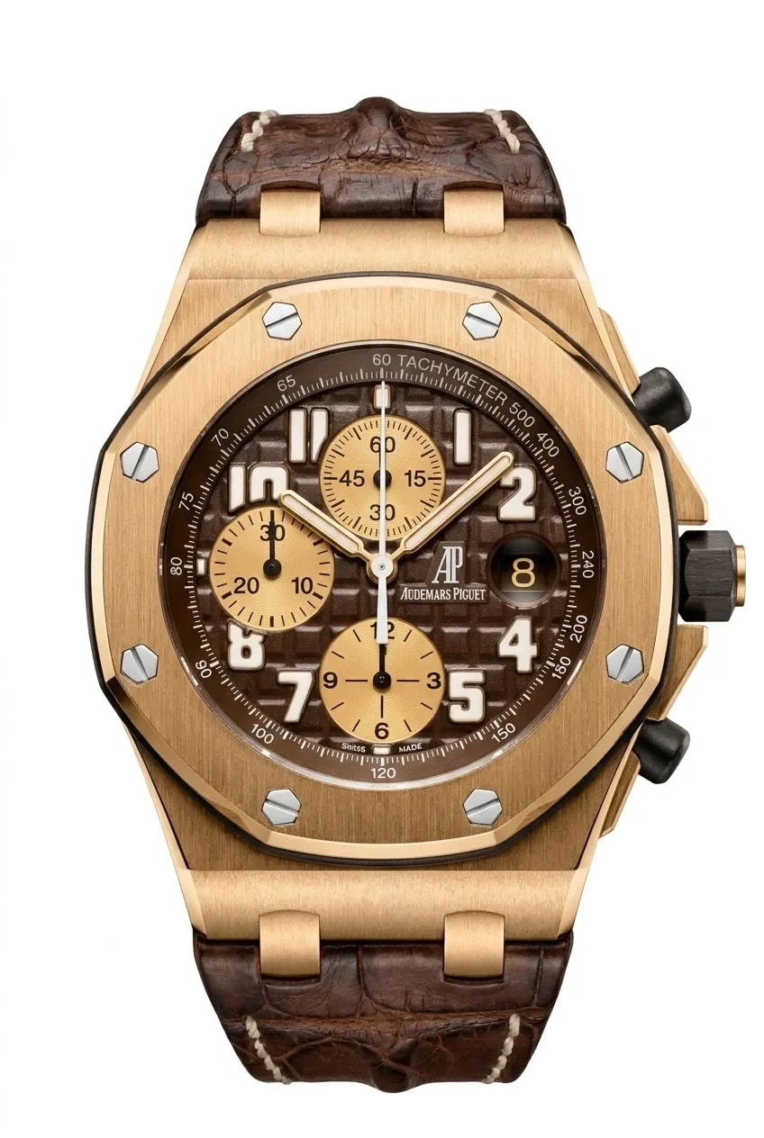 Worldofluxuryus — Audemars Piguet Royal Oak Offshore Arnold Schwarzenegger 18K Yellow Gold — Watch — resale