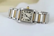 Cartier — Cartier Tank Francaise Steel & Gold Model 2384 - Ready To Wear — Watch — resale