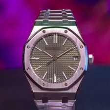 Audemars Piguet — Audemars Piguet Royal Oak "50th Anniversary" Green Dial 15510ST.OO.1320ST.04 — Watch — resale