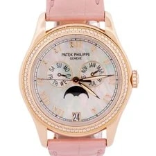 Patek Philippe — 2010 Papers Patek Philippe Annual Calendar Diamond MOP 18K Gold 37mm 4936R BOX — Watch — resale