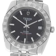 Tudor — Tudor Classical 21010 Black Automatic SS Classic Date — Watch — resale