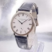 Patek Philippe — Patek Philippe Calatrava 31mm 18K White Gold White Dial 7119G-010 — Watch — resale