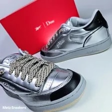 Reebok — Reebok US 9.5 Metallic Retro Club C Bulc Dime Collab New — Sneaker — resale
