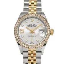 Rolex — Rolex Datejust 279383RBR 28mm Stainless Steel Silver #WW480 — Watch — resale