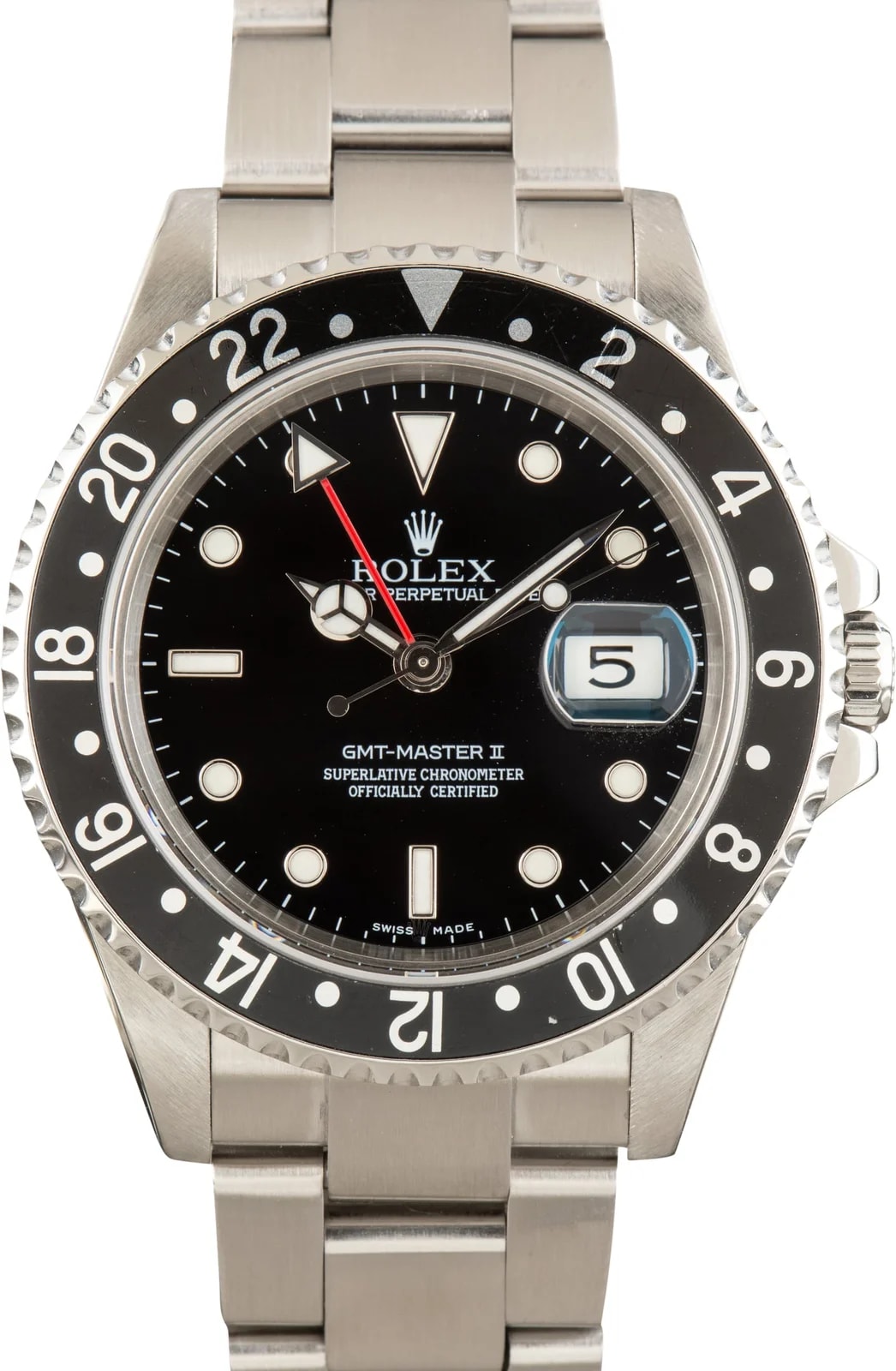 Rolex — Rolex GMT-Master II No Holes Case Ref 16710T — Watch — resale