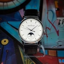 Jaeger-LeCoultre — Jaeger-LeCoultre Master Ultra Thin Moon | Ref: 176.8.64 | Only |White Dial — Watch — resale