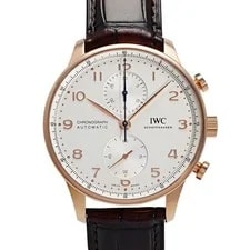 IWC — IWC Portugieser IW371611 Leather 41.0mm Silver Dial Automatic #YKW282 — Watch — resale