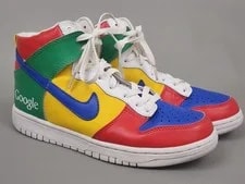 Nike — Nike Google Shoes Sz 9.5 Dunk High Top Shoeglers Extremely — Sneaker — resale