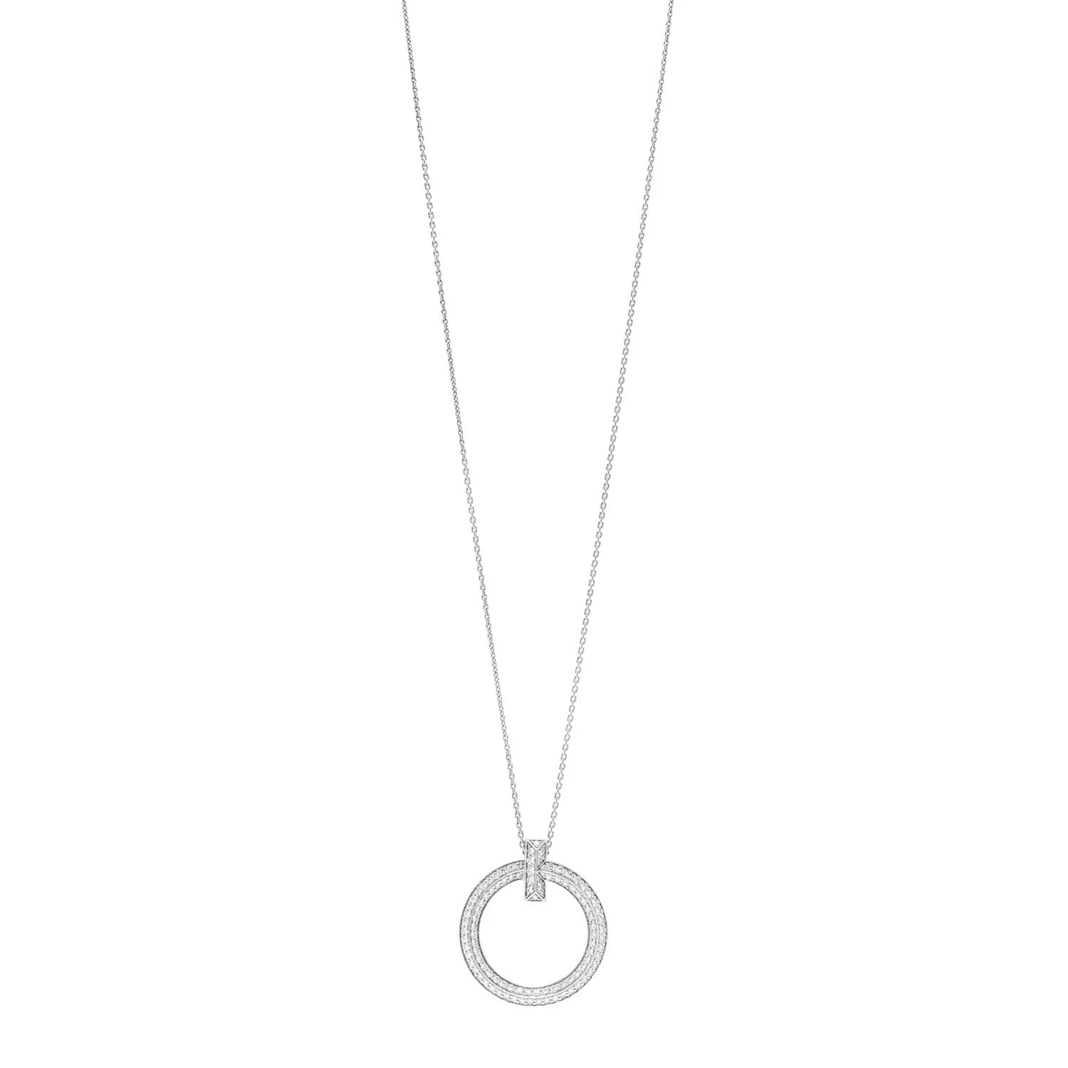 Tiffany & Co. — 18K White Gold Large T T1 Circle — Jewelry — resale