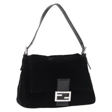 Fendi — Fendi Mamma Baguette Velor Auth yk20633SAM — Handbag — resale