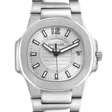 Patek Philippe — Patek Philippe Nautilus White Gold Silver Dial 7011 7011G Box Papers — Watch — resale