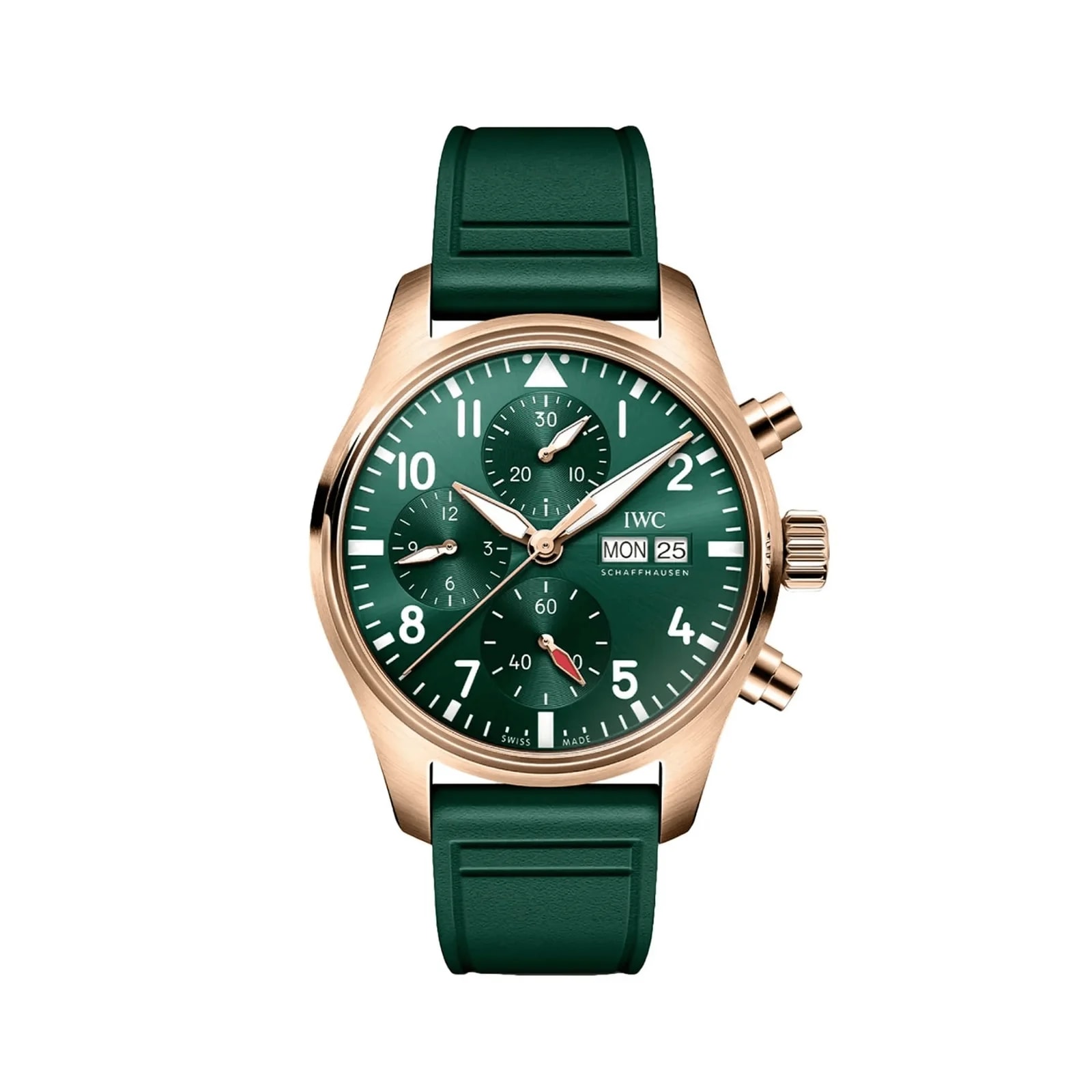 Worldofluxuryus — IWC Pilot's Chronograph 18kt Rose Gold ’s — Watch — resale