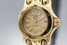Tag Heuer — TAG Heuer SEL S94.408C 24mm Gold Dial 200m Quartz — Watch — resale