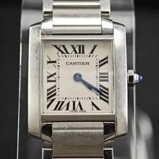 Cartier — Cartier Tank Française Quartz Small Model With Box Manual — Watch — resale