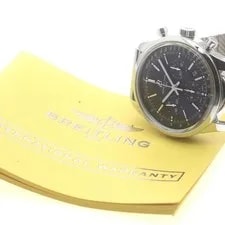 Breitling — Breitling Transocean AB0152 43mm SS Black Dial Automatic Chronograph Date #C202 — Watch — resale