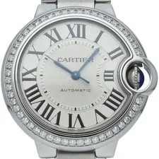Cartier — Cartier Ballon Bleu de 33mm Diamond Bezel W4BB0016 Stainless S... — Watch — resale