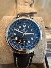 Breitling — Breitling Aviator 8 B35 Unitime Black Dial Strap 43mm AB3521 - With Deployant — Watch — resale