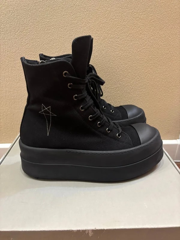 Rick Owens Ramones Mega Bumper Pentagram — Designer Shoe — resale