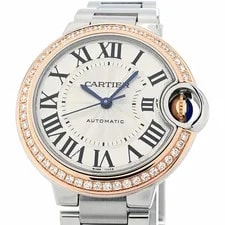 Cartier — Cartier Ballon Bleu de WE902080 Stainless Steel Diamond 33mm Automatic #CSW077 — Watch — resale
