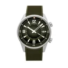 Jaeger-LeCoultre — Jaeger-LeCoultre Polaris Date Steel Auto 42mm Green Dial Strap Q906863J — Watch — resale