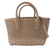 Bottega Veneta — Bottega Veneta Mini Cabas 781670 Lamb Open Top #OK1529 — Handbag — resale