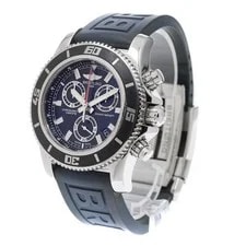 Breitling — Breitling Super Ocean 42 A17364 42mm SS Black Dial Rubber Strap Date #C415 — Watch — resale