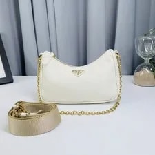 Prada — Prada Re-Edition 2005 Mini Hobo Hardware 2WayBag — Handbag — resale