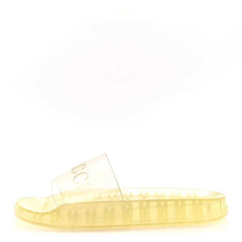 Gucci — Pursuit Slide 10 Transparent — Designer Shoe — resale
