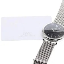 IWC — IWC Portofino IW356506 40mm SS Black #C12220 — Watch — resale