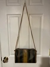 Fendi — Authentic Fendi Stripes Pequin Crossbody — Handbag — resale
