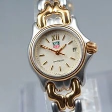 TAG Heuer — Near TAG Heuer S/el S05.008M Date Beige Gold Silver Quartz — Watch — resale
