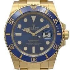 Rolex — Rolex Submariner 116618LB 40mm Gold Blue Dial Automatic 2019 #OKW995 — Watch — resale