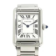 Cartier — Cartier TankMustSM WSTA0051 Stainless Steel 29.5mm Quartz With Papers #SNW202 — Watch — resale