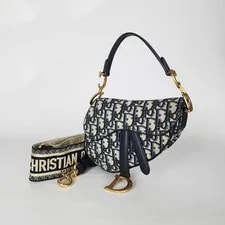 Dior — Dior Saddlebag Mini + Strap — Handbag — resale