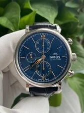IWC — IWC Portofino Chronograph IW391036 Automatic Blue Dial — Watch — resale