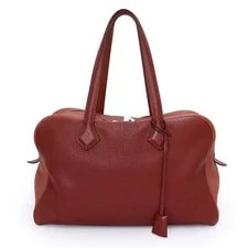 Victoria — Hermes Victoria II 35 Clemence H T Stamp 99 — Handbag — resale