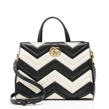 Gucci — Gucci Matelasse GG Marmont Top Handle Small Satchel — Handbag — resale