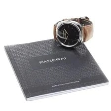 Panerai — Officine Panerai Radiomir S.l.c. PAM00425 47mm SS Black #C21612 — Watch — resale