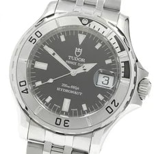 Tudor — Tudor 89190P Prince Date Hydronaut Automatic Date Black Dial SS F/S — Watch — resale