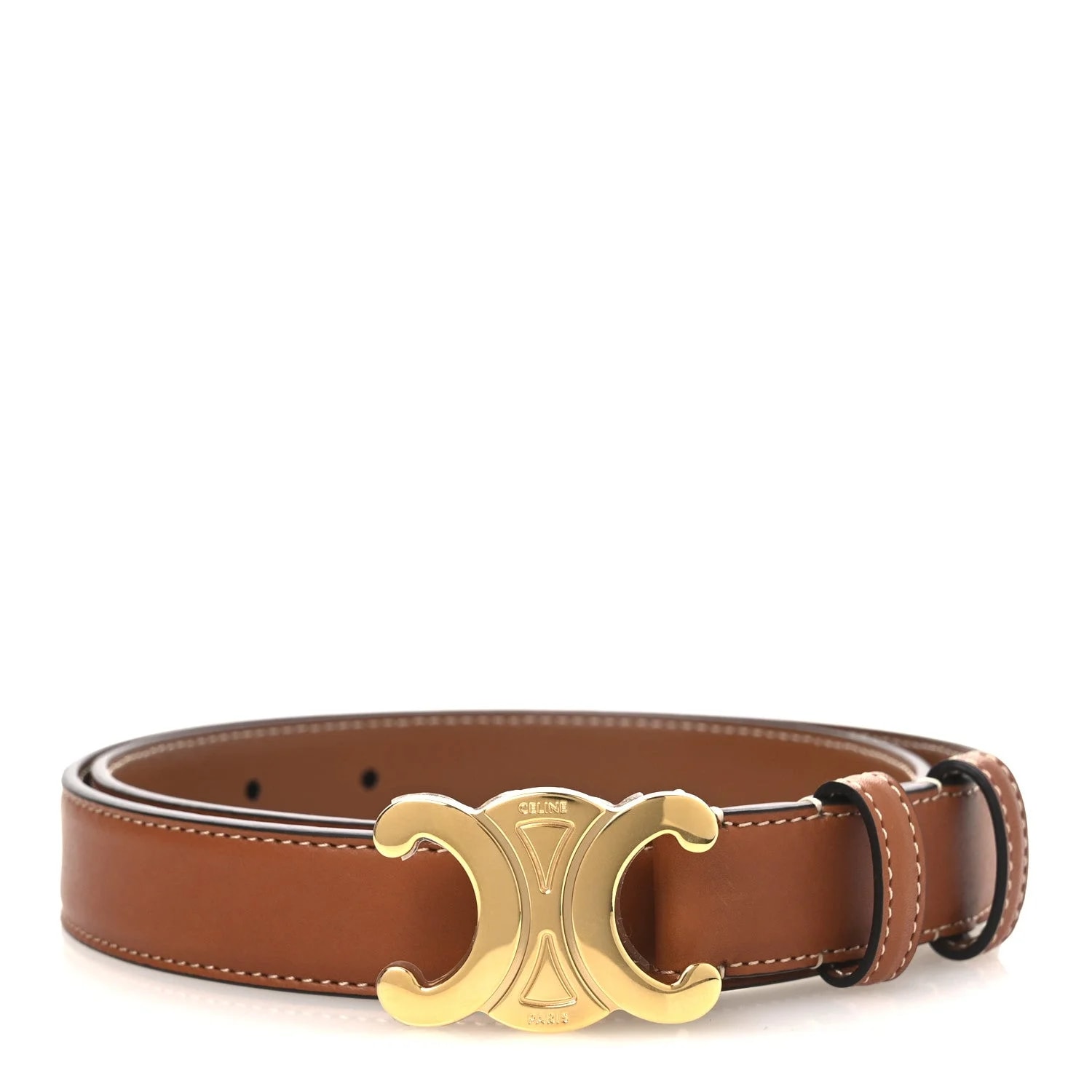 Celine — Box Medium 25mm Triomphe Belt 75 30 — Accessory — resale
