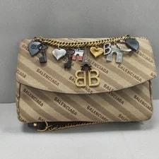 Balenciaga — ZZ714 Balenciaga BB Chain Round Brown26.07.01 — Handbag — resale