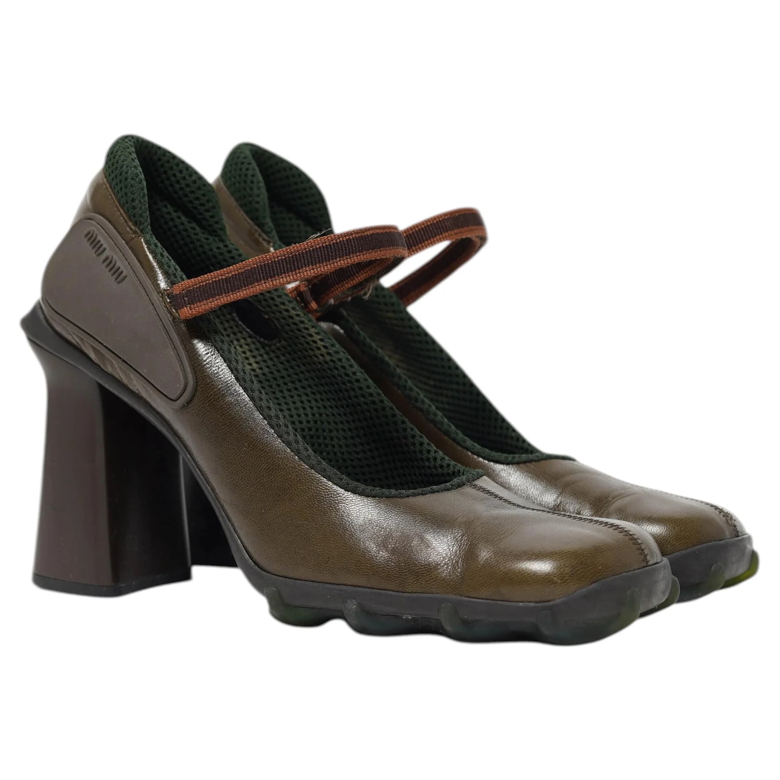 Miu Miu — Miu Mary Jane Bubble Sole By Miuccia Prada EU40 — Designer Shoe — resale