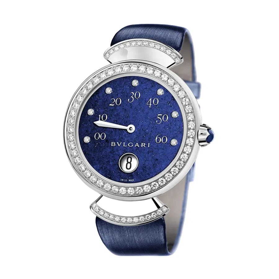 Worldofluxuryus — Bvlgari Divas’ Dream Retrograde 18K White Gold Diamond-Set ' — Watch — resale