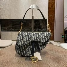 Dior — Dior Saddle Monogram Embroidered and - Very Good #UHPMU8 — Handbag — resale