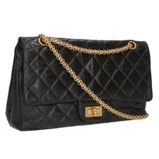 Chanel — Chanel A37590 2.55 Large Aged W Flap Chain ( X ) — Handbag — resale