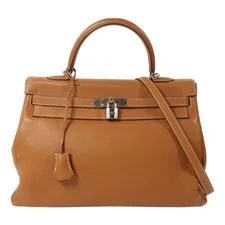 Hermès — Hermes PHW Kelly 35 2Way Iris — Handbag — resale