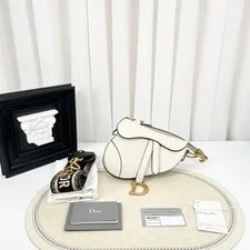 Dior — Dior Saddle With Detachable Adjustable Strap - Very Good #1QNZCED — Handbag — resale