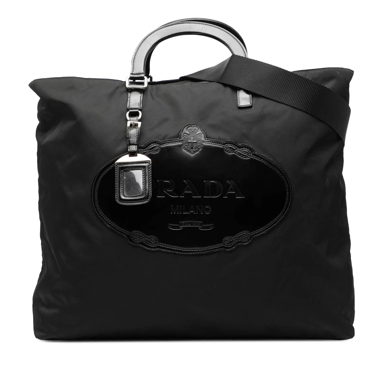 Prada — Canapa Logo Satchel — Handbag — resale